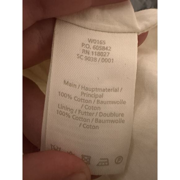 Boden Embroidered Floral White Sleeveless Top Womens 14 Crepe Cottagecore Boho‎ - Picture 6 of 8